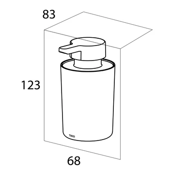 Tiger Zeepdispenser Urban Zwart - Afbeelding 4