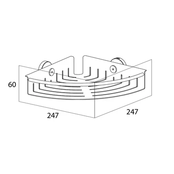 Tiger Hoekkorf Boston Groot Chroom - Afbeelding 5