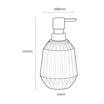 Sealskin Zeepdispenser Arte Zwart - Afbeelding 7