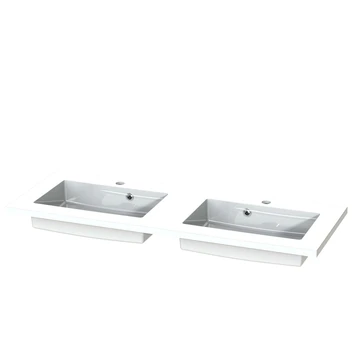 Tiger Karlo Badkamermeubel 120 Cm Hoogglans Wit Met Wastafel Hoogglans Wit - Afbeelding 2