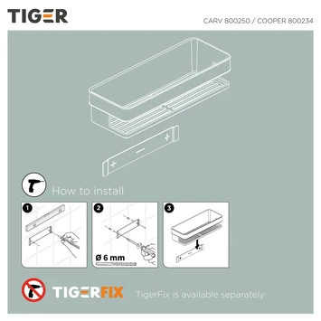 Tiger Douchemand Carv 28 Cm Zwart - Afbeelding 6