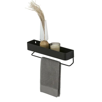 Sealskin Plank- En Handdoekhouder Brix Zwart