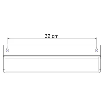 Sealskin Plank- En Handdoekhouder Brix Zwart - Afbeelding 10