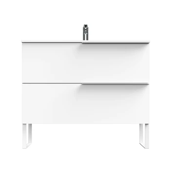 Tiger Badmeubelset Pocket 100 Cm Met 2 Lades Wit Incl. Looppoten - Afbeelding 6