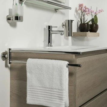 Tiger Dubbel Handdoekrek Boston Met Draaibare Armen Chroom - Afbeelding 2