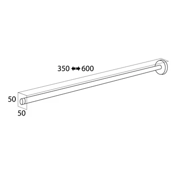 Tiger Telescopisch Handdoekrek Boston RVS - Afbeelding 9