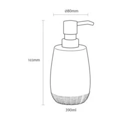 Sealskin Zeepdispenser Braid Lichtgrijs -SEALSKIN Store 123 3791