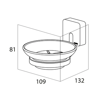Tiger Zeepbakje Impuls Hangend RVS - Afbeelding 4