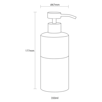 Sealskin Zeepdispenser Doppio Aqua - Afbeelding 6