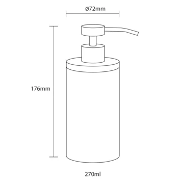 Sealskin Zeepdispenser Grace Wit - Afbeelding 8