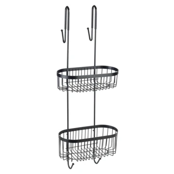 Wenko 2-laags Doucherek Serino Zwart - Afbeelding 2