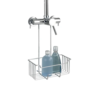 Wenko Douchecaddy Milo Om Aan Kraan Te Hangen Glanzend RVS