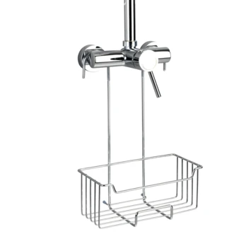 Wenko Douchecaddy Milo Om Aan Kraan Te Hangen Glanzend RVS - Afbeelding 5