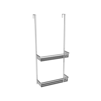 Allibert Coperblink Doucherek Met 2 Plankjes RVS