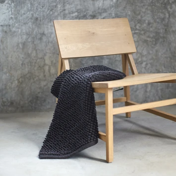 Sealskin Badmat Delhi 60x60cm Donkergrijs - Afbeelding 4