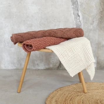 Sealskin Badmat Delhi 60x90cm Donkerroze - Afbeelding 4