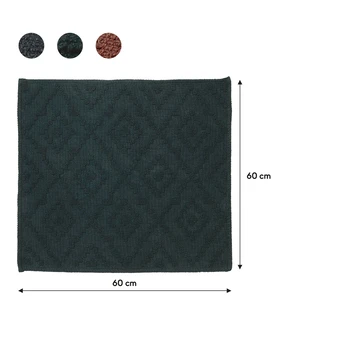 Sealskin Badmat Aztec 60x60cm Donkergroen - Afbeelding 6