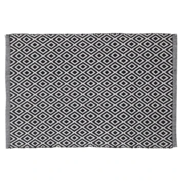 Sealskin Badmat Trellis Zwart 60x90cm