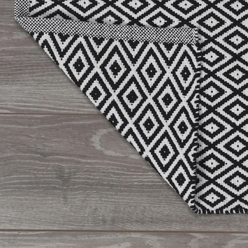 Sealskin Badmat Trellis Zwart 60x90cm - Afbeelding 2