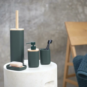 Sealskin Badmat Delhi 60x60cm Donkergroen - Afbeelding 5