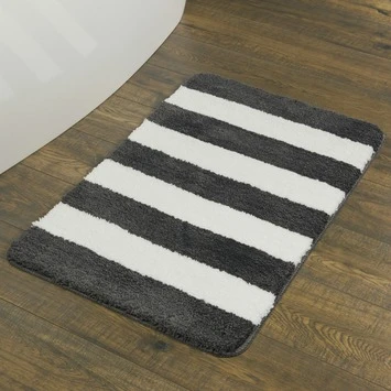 Sealskin Badmat Linje Grijs Met Wit 90x60 Cm - Afbeelding 3