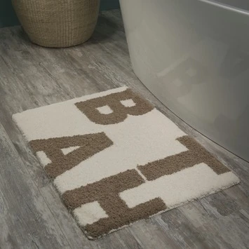 Sealskin Badmat Littera Ivoor 90x60 Cm - Afbeelding 3