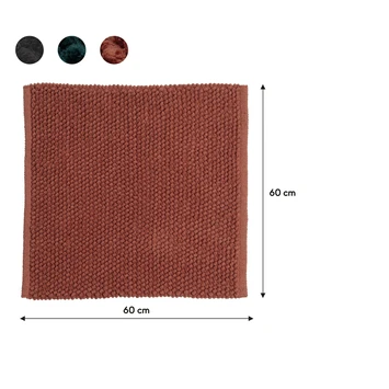 Sealskin Badmat Delhi 60x60cm Donkerroze - Afbeelding 6