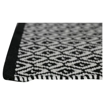 Differnz Badmat Wales Zwart Wit 50x80 Cm - Afbeelding 2