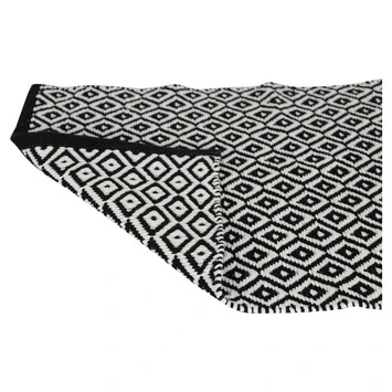 Differnz Badmat Wales Zwart Wit 50x80 Cm - Afbeelding 3