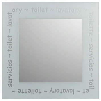 Plieger Spiegel Zilver 40x40 Cm