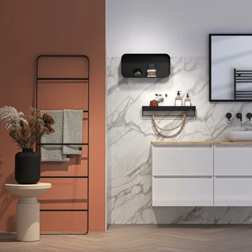 Tiger S-line Frame Spiegel 60x70 Cm Mat Zwart - Afbeelding 4