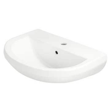 Atlantic Wastafel Cole Ovaal Wit 55.5x44.3x22 Cm - Afbeelding 2