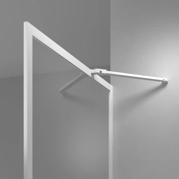 Sealskin Contour Inloopdouche Type A3 118x200 Cm, 6 Mm Helder Veiligheidsglas Met Antikalklaag Mat Wit - Afbeelding 3