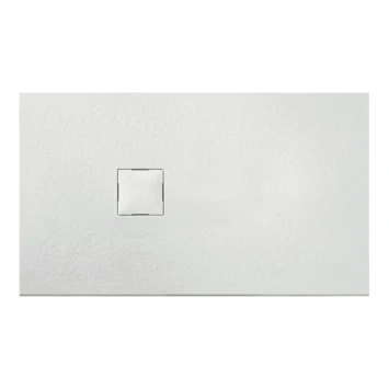 Van Marcke Krypton Douchebak In Polybeton Steenimitatie Wit 120x90