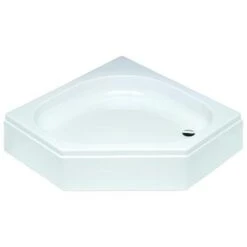 Sealskin Douchebak Optimo 5-hoek Hoekinstap Opbouw 90x90x26 Cm