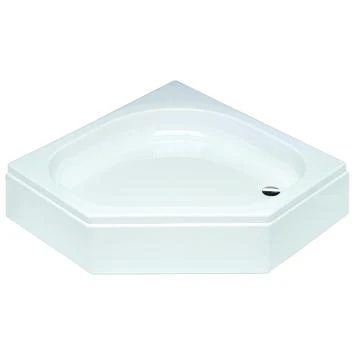 Sealskin Douchebak Optimo 5-hoek Hoekinstap Opbouw 90x90x26 Cm