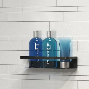 Tiger Douchemand Met Handdoekhouder Caddy Zw - Afbeelding 6