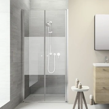 Sealskin Pendeldeur Voor Nis Code 100x197 Cm Met Gesatineerde Band