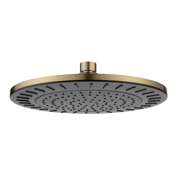 Tiger Regendoucheset Akcent Zwart/messing Incl Kraan En Handdouche Met 3 Straalstanden - Afbeelding 3