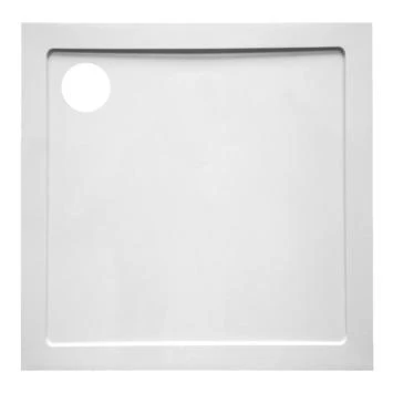 Van Marcke Helion Douchebak In Kunststofcomposiet Wit 80x80