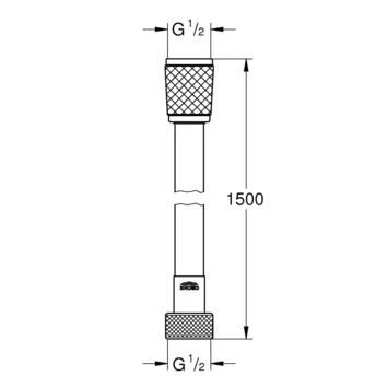 Grohe VitalioFlex Doucheslang Comfort 150 Cm - Afbeelding 3