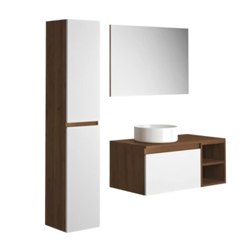 Atlantic By Allibert Badmeubelset Lia 90 Cm Hout En Wit - Afbeelding 2