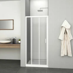 Allibert Schuifdeur Happy Wit 90x185cm