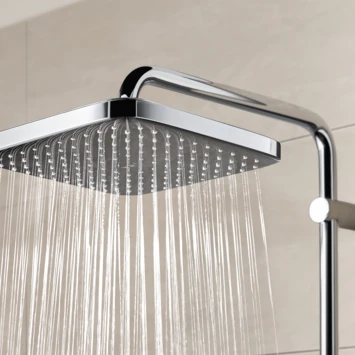 Grohe Douchesysteem Vitalio Start 250 Vierkant Met Thermostaatkraan QuickFix Chroom - Afbeelding 7