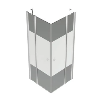 Van Marcke Hoover Douche Hoekinstap Met Draaideuren 80x80x195