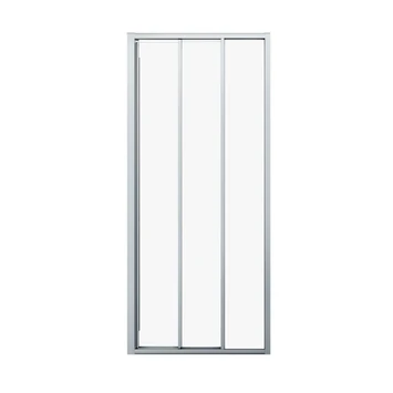 Sealskin Hooked Zijwand Voor Schuifdeur 90x200 Cm, 6 Mm Helder Veiligheidsglas Met Antikalklaag Zilver Hoogglans - Afbeelding 3