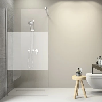 Sealskin Inloopdouche Code A3 80x197 Cm Met Gesatineerde Band