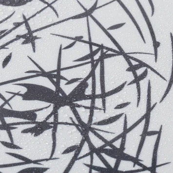 Sealskin Douchegordijn Flow 180x200cm Zwart/wit - Afbeelding 4