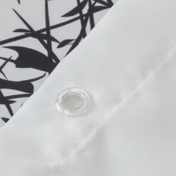 Sealskin Douchegordijn Flow 180x200cm Zwart/wit - Afbeelding 7