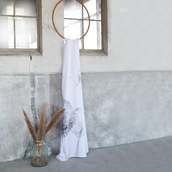 Sealskin Douchegordijn Flow 180x200cm Zwart/wit - Afbeelding 9